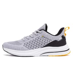 Baasploa New Men Knit Casual Walking Shoes  Breathable Trendy Sneakers Original Lightweight Shock Absorption Male Tennis Shoe