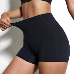 Sexy Solid Color High Waist Yoga Short Leg Soft Tights Women Fitness Sport Short Compression Comprehensive Training Jog Athletic