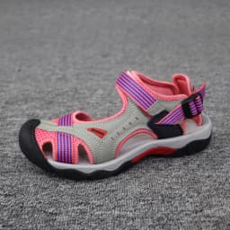 2026 Girls' Shoes Women's Summer Outdoor Anti Slip Soft Sole River Tracing Sports Flat Bottom Beach Shoes Students' Sandals