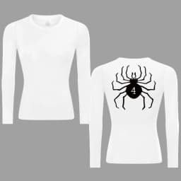 Graphic Print Compression Shirt for Women Gym Athletic Workout Running Quick Dry T-Shirts Spring Fall Long Sleeve Baselayer Tops