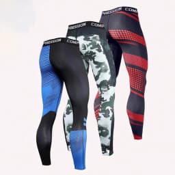 Men's Compression Pants Men Sportswear Training Legging Gym Skinny Trousers Tights Bottoms Jogging Sweatpants Running Pants Men