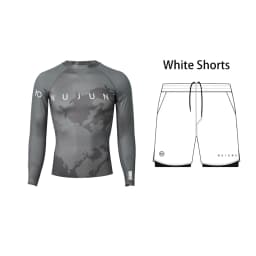 Nu-June Men Swimsuit Swimming T-shirt Beach UV Protection Swimwear Rash Guard Long Sleeve Surfing Diving Swimsuit Surf T-shirt