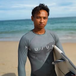 Nu-June Men Swimsuit Swimming T-shirt Beach UV Protection Swimwear Rash Guard Long Sleeve Surfing Diving Swimsuit Surf T-shirt