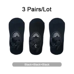 3 Pairs Yoga Socks for Women Silicone Non Slip Ballet Pilates Socks Cotton Ladies Backless Breathable Bandage Dance Sports Socks