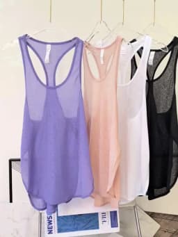 Outdoor Quick Dry Soft Sports Vest Tank Top Yoga Gym Workout Running Top Fitness Halter For Women