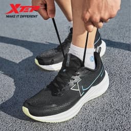 Xtep Kunpeng Men's Running Shoes 2025 Summer Lightweight Breathable Cushioning Shock-absorbing Rebound Sport Shoes 875219110025