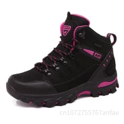 Couples Outdoor Hiking Shoes Comfortable Wear-Resistant Camping Climbing Mountain Shoes Breathable Sports Shoes Camping Boots