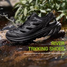 Xtep Wading Hiking Shoes for Men 2025 Summer Breathable Quick Drying River Trekking Shoes Outdoor Upstream Camping 875219170006