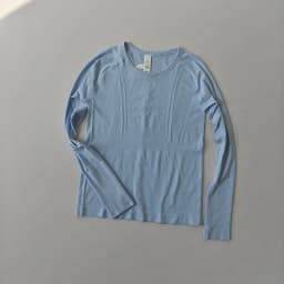 Yoga Clothes for Women, Sports Tops, Round Neck, Seamless, Slim, Running Shirt Fitness Workout Long Sleeves Gym T Shirt, Winter