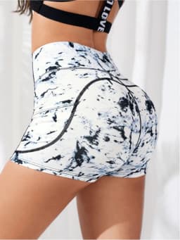 High-Waist Fitness Yoga Shorts Women's Sportswear Butt-Lifting High-Elasticity Moisture-Wicking Breathable for Gym Yoga