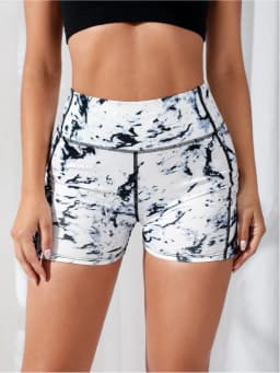High-Waist Fitness Yoga Shorts Women's Sportswear Butt-Lifting High-Elasticity Moisture-Wicking Breathable for Gym Yoga