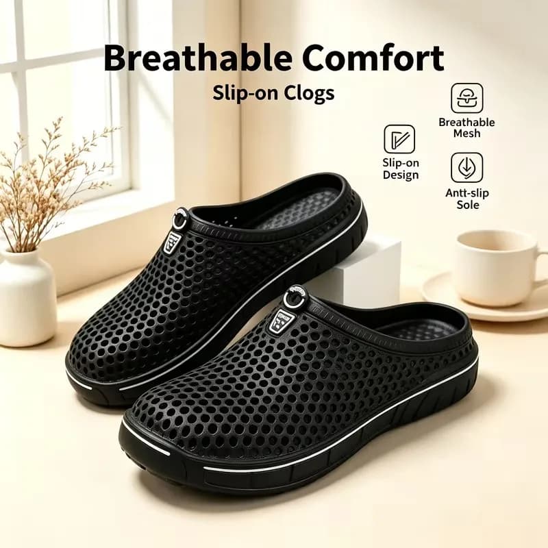 Hot Sale Brand Clogs Men Slippers Water Shoes EVA Lightweight Sandles Unisex Colorful Shoes for Men Summer Beach Women Slippers