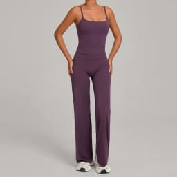 Casual Wear Outdoor Sports Tight Yoga Suit Naked Feeling Fitness Suit High Waist Yoga Two-piece Set Gym Workout Clothes Women's