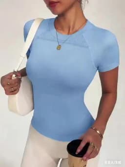 New Unisex Short-Sleeved Tops, Long Tops, Breathable, Highly Elastic, Slimming, Suitable for Yoga and Running, Can Be Worn Daily
