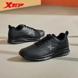 Xtep 9839 Two Cotton Version Men's Cotton Shoes  Winter Synthetic Leather Soft Sole Lightweight Stable Sneakers 876419370045