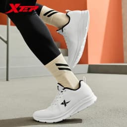 Xtep 9839 Two Cotton Version Men's Cotton Shoes  Winter Synthetic Leather Soft Sole Lightweight Stable Sneakers 876419370045