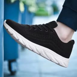 Sports Men Running Jogging Shoes Casual Sneakers Outdoor Lace Up Breathable Mesh Light Tennis Outdoor Walking Size 39-46