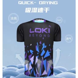 LOKI Table Tennis Jerseys Training T-Shorts New Style Absorb Sweat Comfort Top Quality Ping Pong Shirt Cloth Sport