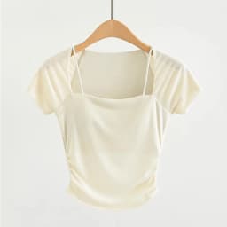 Women's Padded Yoga Shirts Short Sleeve Sports Crop Top Fitness Workout T-Shirt Sexy Cropped Running Tights Gym Clothing