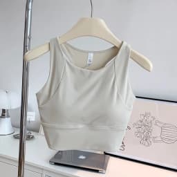 All-in-one Shock-proof Compact Sports Vest Running Breathable Full-cup Yoga Vest Gym Clothing Summer New Fitness Bra