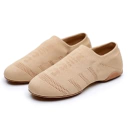 Women Aerobics Dance Shoes Ladies Gymnastics Yoga Shoes Ballroom Ballet Jazz Shoes Mesh Flat Practice Girls Dance Sneakers
