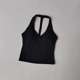 Women's Sexy V-Neck Fitness Bra Nude Sports Bra Hanging Neck Yoga Suit Vest Comfortable Breathable Gym Top for Active Wear
