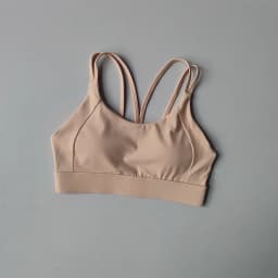 Solid Color Soft Cross Back Women Fitness Bra Tights Yoga Vest Shockproof Gym Sports Top Push Up With Pad Adjust Sports Bra