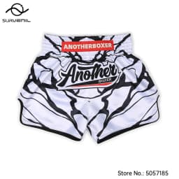 Muay Thai Shorts for Men Women Breathable MMA Fight Training Shorts Quick-Dry Combat Sports Gear Skull Sublimated Boxing Shorts