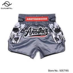 Muay Thai Shorts for Men Women Breathable MMA Fight Training Shorts Quick-Dry Combat Sports Gear Skull Sublimated Boxing Shorts