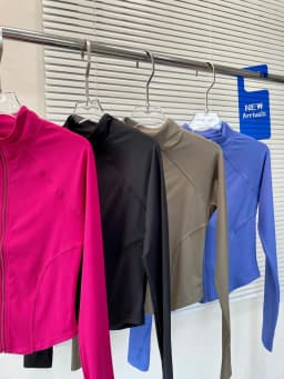 Yoga Jacket Sports Coat Women's Slim-Fit Running Coat Long-Sleeved Tightr Quick-Dry Fitness Jacket Workout Jackets Women