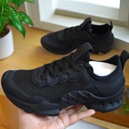 2025 New Comfortable Height Increasing Shoes Men's Classic Sports Shoes Durable Black Flat Mesh Shoes Casual Walking Size 43 44
