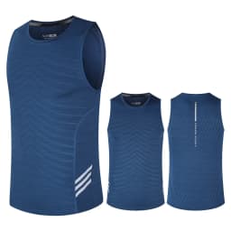 Men's Running Tank Top Fitness Wear Shirts Tops Man Sports First Layer Undershirt Ice Vest Sweatshirt Gym Tees Singlet Marathon