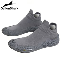 GallonShark Silent Indoor Sports Shoes and Socks Gym Ultra Lightweight Shock Absorbent Breathable Anti Slip Soft Bottom Yoga Jum