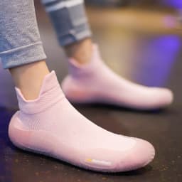 GallonShark Silent Indoor Sports Shoes and Socks Gym Ultra Lightweight Shock Absorbent Breathable Anti Slip Soft Bottom Yoga Jum