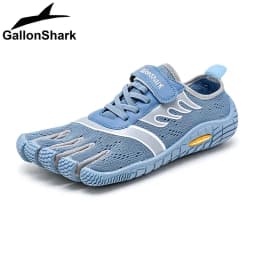 Mesh Five-Finger Athletic Shoes, Lightweight Design for Yoga, Functional Training & Indoor Adventures