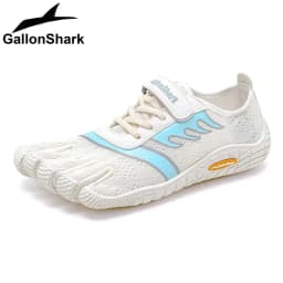 Mesh Five-Finger Athletic Shoes, Lightweight Design for Yoga, Functional Training & Indoor Adventures