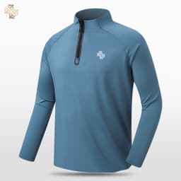 SBWL High Quality Mens Outdoor Hiking Golf Running Breathable Polo Shirt Office Casual Polo Long-Sleeved Sports Base Shirt Tops