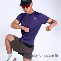 AONIJIE FM5231 Men's Sports Short-sleeves Which Are Light, Soft and Close-fitting, Comfortable, Breathable and Not Stuffy