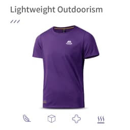 AONIJIE FM5231 Men's Sports Short-sleeves Which Are Light, Soft and Close-fitting, Comfortable, Breathable and Not Stuffy