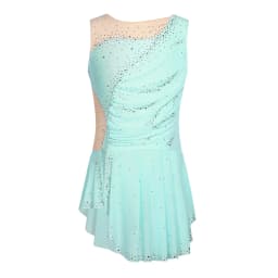 Rhythmic Gymnastics Leotatd Childs Spaghetti Straps Ruched Figure Skating Jumpsuits Kids Girls Sleeveless Ballet Dance Costume