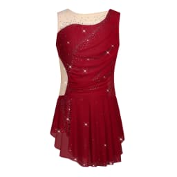 Rhythmic Gymnastics Leotatd Childs Spaghetti Straps Ruched Figure Skating Jumpsuits Kids Girls Sleeveless Ballet Dance Costume