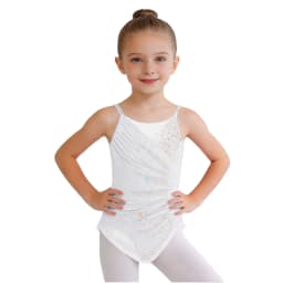 Rhythmic Gymnastics Leotatd Childs Spaghetti Straps Ruched Figure Skating Jumpsuits Kids Girls Sleeveless Ballet Dance Costume