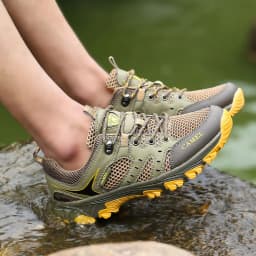 Brand Hiking Shoes For Men Non-slip Trekking Sneaker Spring Summer Breathable Rock Climbing Shoes Men Sport Outdoor Sneakers Man