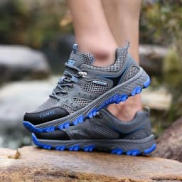 Brand Hiking Shoes For Men Non-slip Trekking Sneaker Spring Summer Breathable Rock Climbing Shoes Men Sport Outdoor Sneakers Man