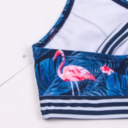 Flamingo Print Kids Girls Bikinis Set New Patchwork Child Swimwear Swimsuit Summer Children Biquini Infantil Bathing Suit