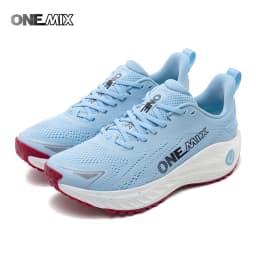 O-Resilio Running Shoes Men Cushion Stability Outdoor Sports Casual Mesh Lace-up Lightweight Gym Jogging Sneakers