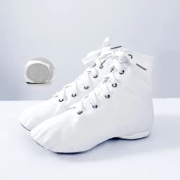 Jazz Shoes Canvas Jazz Dancing Shoes Ankel Length Dance Boots Split Sole Shoes For Girls Kids Adults Children China Size 26-45