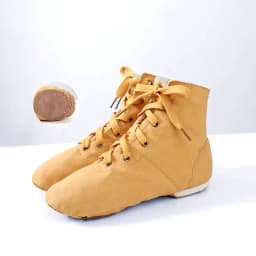 Jazz Shoes Canvas Jazz Dancing Shoes Ankel Length Dance Boots Split Sole Shoes For Girls Kids Adults Children China Size 26-45