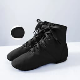 Jazz Shoes Canvas Jazz Dancing Shoes Ankel Length Dance Boots Split Sole Shoes For Girls Kids Adults Children China Size 26-45
