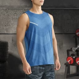 Men's Summer Quick-drying Fitness Clothing Summer Cool Beach Travel Undershirt Fashion Gym Running Tank Tennis Jerseys Sports